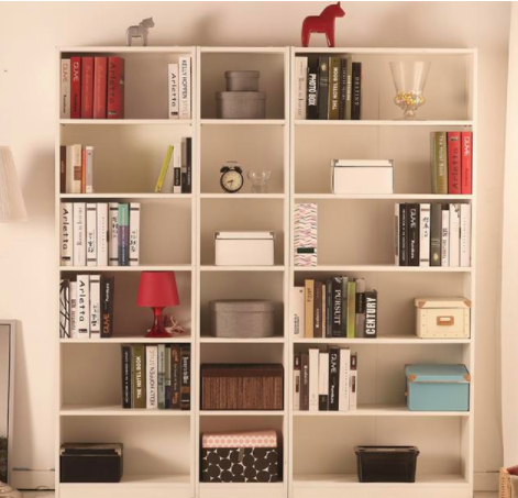 「简易书架设计」5种不同类型墙面层板书架的安装方法